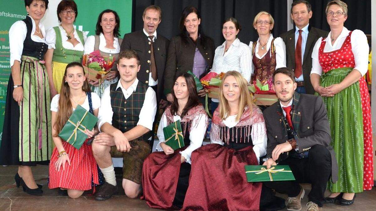 Gruppenbild mit Siegern: Die Preisträger des Kärntner Kulinarikpreises