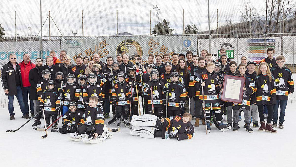 20 Jahre lang gibt es bereits den EC Black Eagles in Bruck