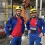 Adrian Igerc und Aleksandar Karanfilov kombinieren bei der RHI Magnesita in Radenthein Studium und Praxis
