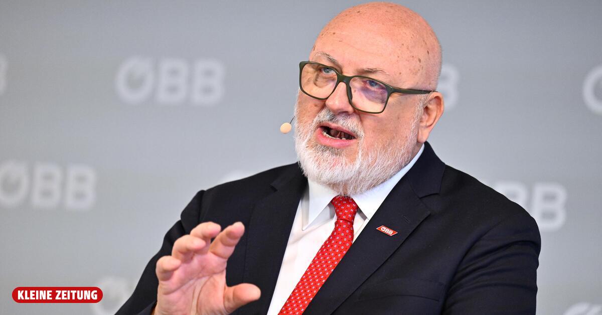 ÖBB-Chef Matthä will mit Reformen bis zu 80 Millionen einsparen