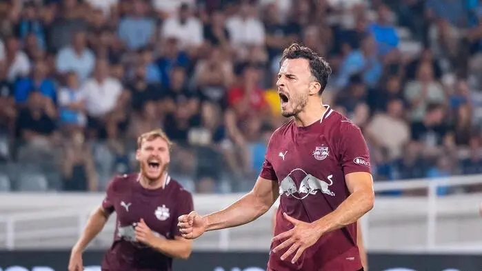 Haris Tabakovic erzielte alle drei Salzburger Treffer