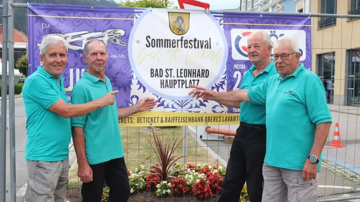 Viele Vereine machten mit, so wie der ÖKB Bad St. Leonhard, der den Eintritt über hatte.