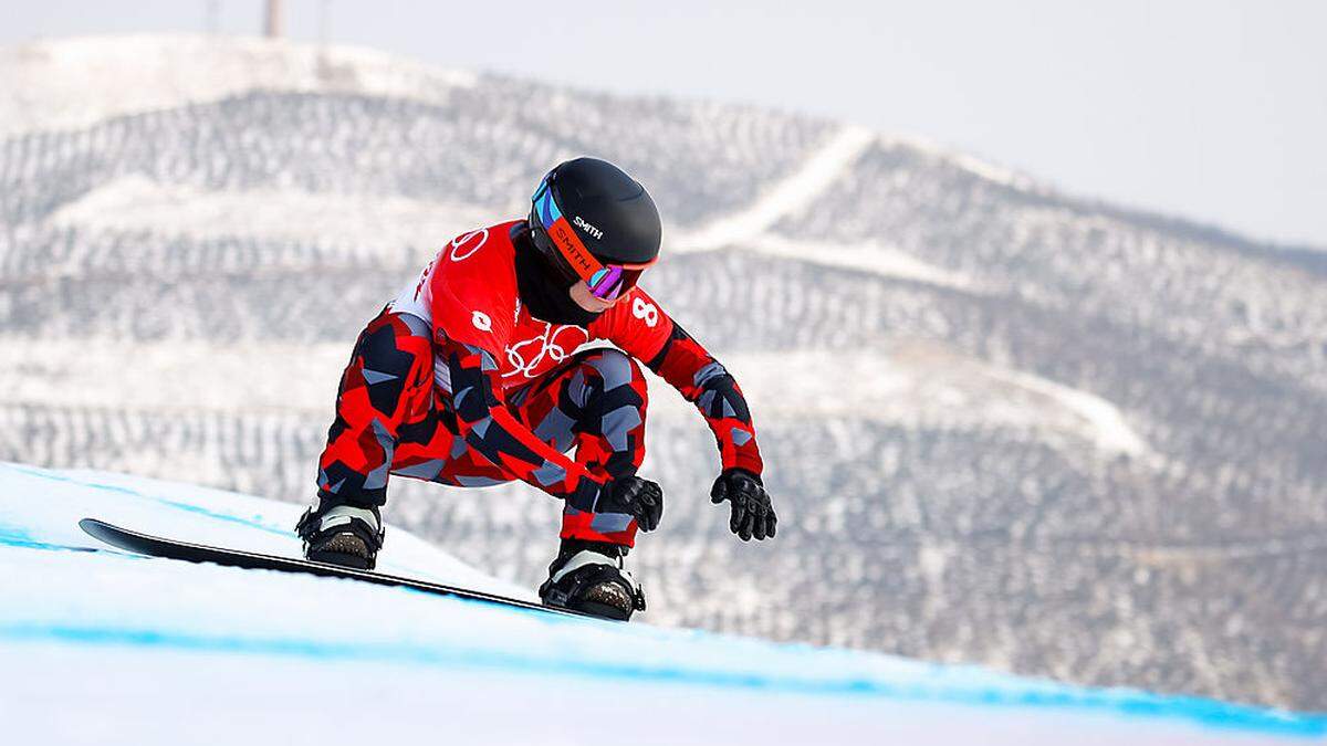 Pia Zerkhold kam bei den Olympischen Winterspielen im Snowboard-Cross nicht über das Achtelfinale hinaus.