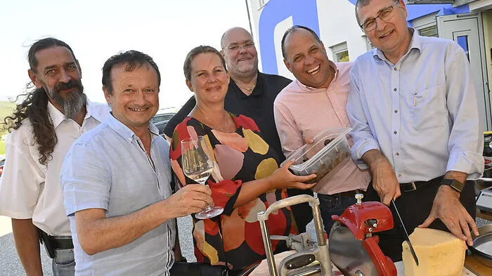 Hartmut Taege, Peter Kircher, Ines und Siegfried Arztmann, Andreas Nestler, Günter Staber 