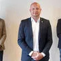Obmann René Ziesler (Mitte) flankiert von seinen Stellvertretern Andreas Kinsky (links) und Jörg Pavek