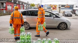 In Klagenfurt gab es einen Monat lang eine Wasserausgabe 