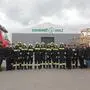 Stolz auf die absolvierte Prüfung sind die Feuerwehrleute aus Großlobming