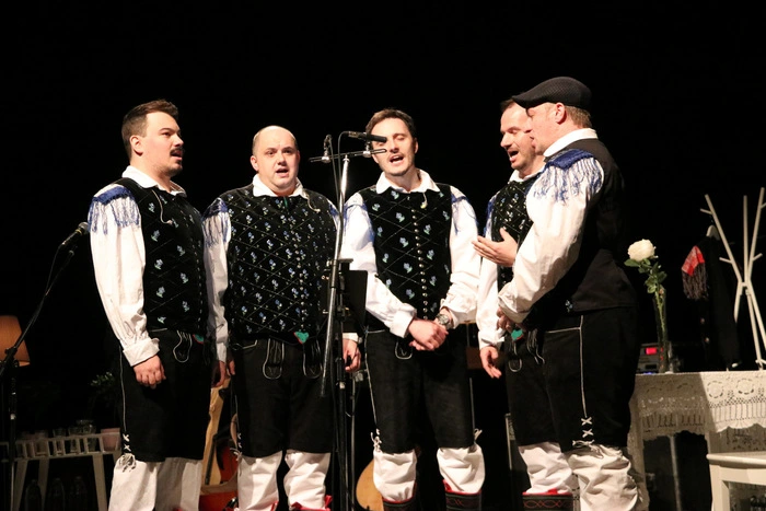 Das slowenische Ensemble "Modrijani" begeisterte das Publikum mit seinem privaten Auftritt.