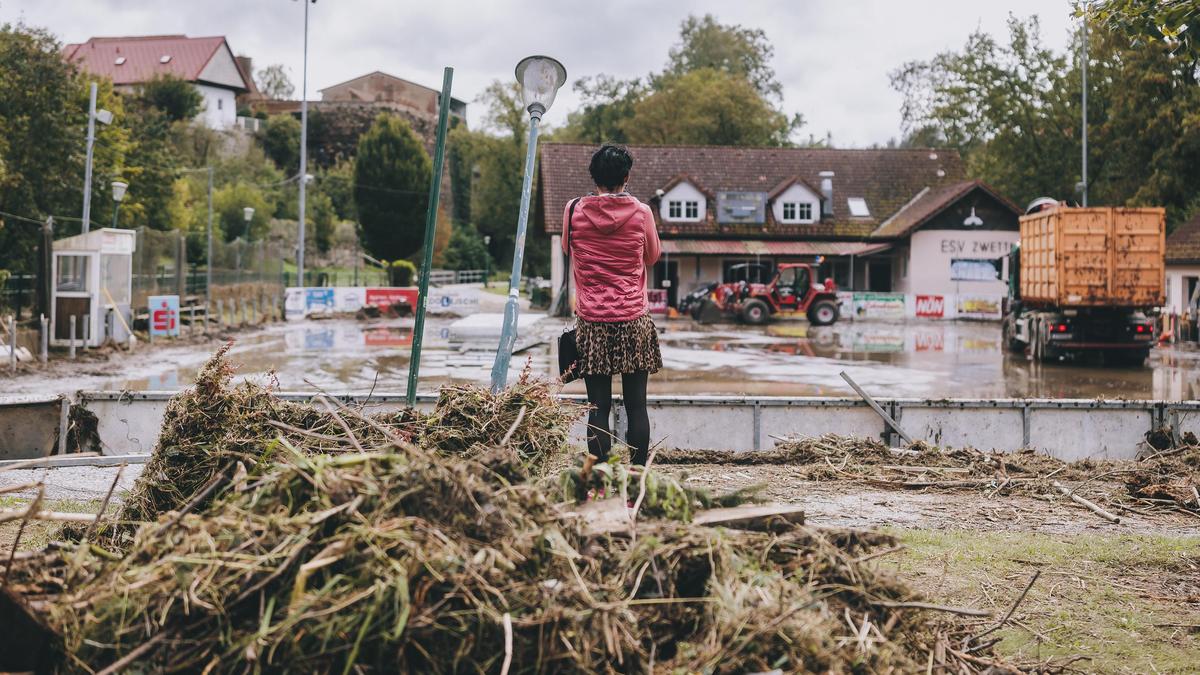 Die Aufräumarbeiten nach den Hochwassern laufen weiter