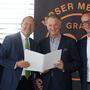 Richard Peer (Holding Graz), Urs Harnik-Lauris (Energie Steiermark), Jochen Steinburg  und Manager Bernd Vollmann