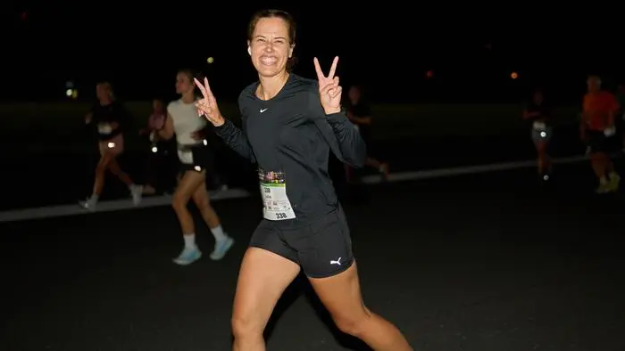Die Teilnehmenden konnten die rund 5,5 Kilometer lange Runde auf der Start- und Landebahn 90 Minuten lang beliebig oft absolvieren
