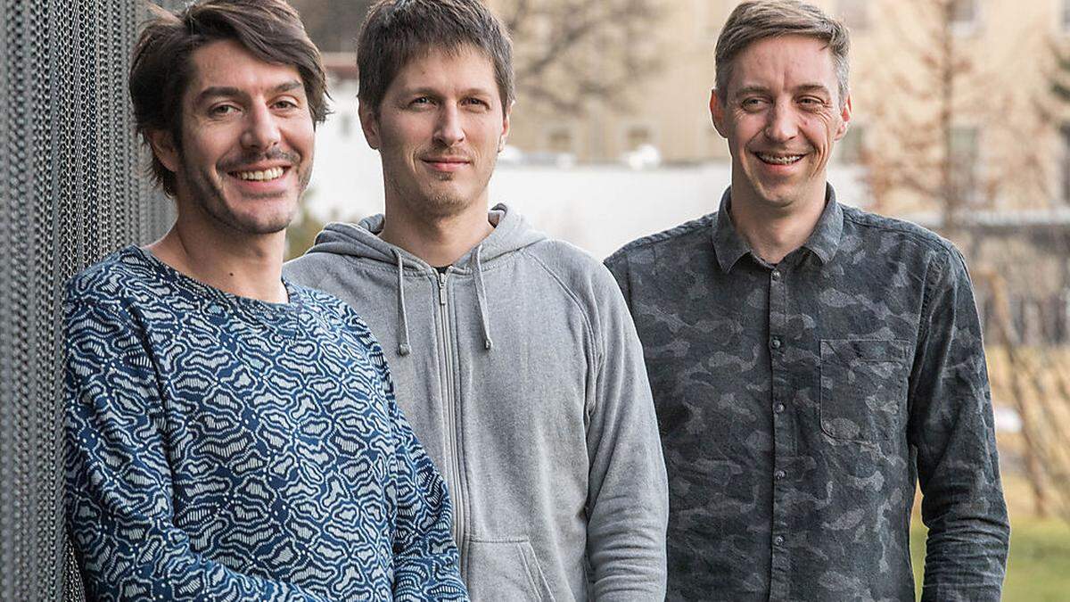 Die Elevate-Macher: Bernhard Steirer, Roland Oreski und Daniel Hadler