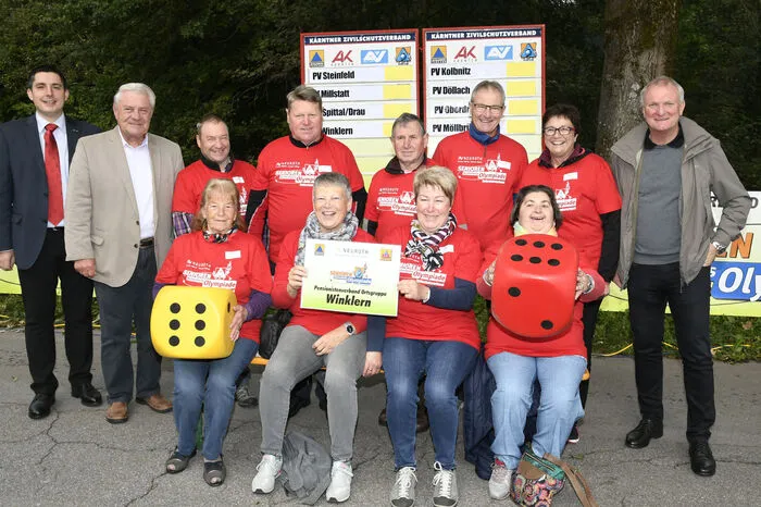 Die Senioren aus Winklern holten sich in Spittal den Sieg, vor  Millstatt und Möllbrücke.