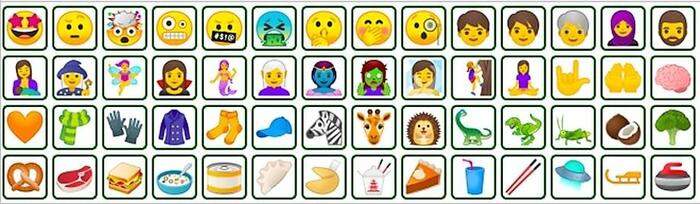 Alle neuen Emojis 