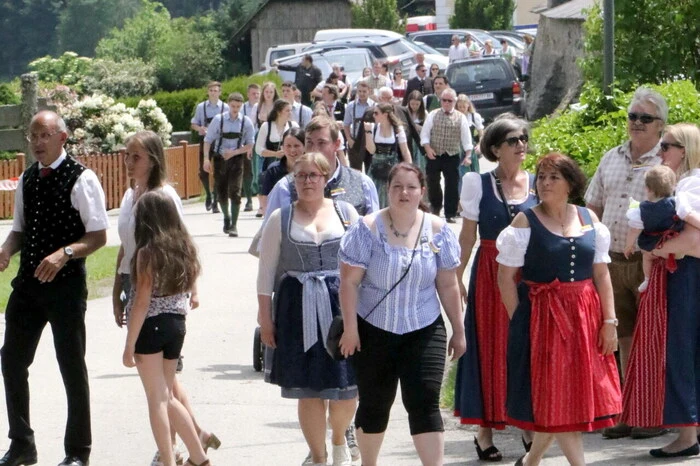 Aus dem ganzen Gurktal und darüber hinaus kamen am Pfingstsonntag die Besucher in Scharen angereist. 