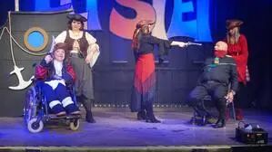 Kanzler Peter Lanz wurde am Premierenabend gefangen genommen