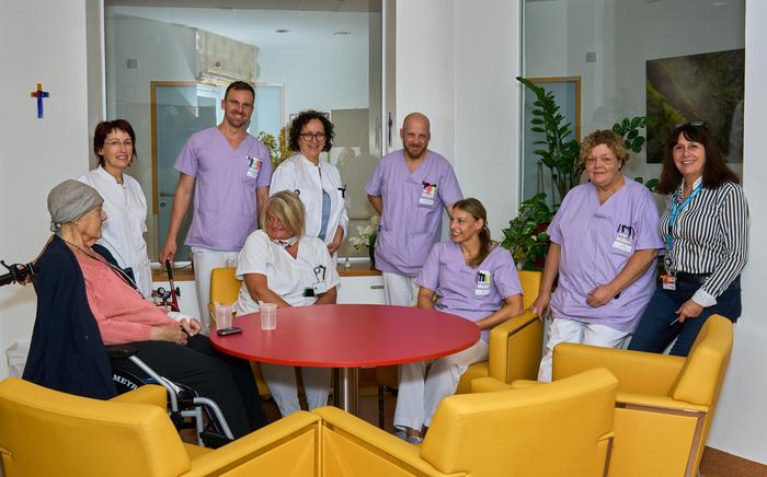 Ein Teil des Teams der Palliativstation im LKH in Villach