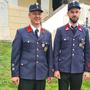 Gerald Walter Winkler (links) und Mario Kraschl führen nun die St. Urbaner Feuerwehr