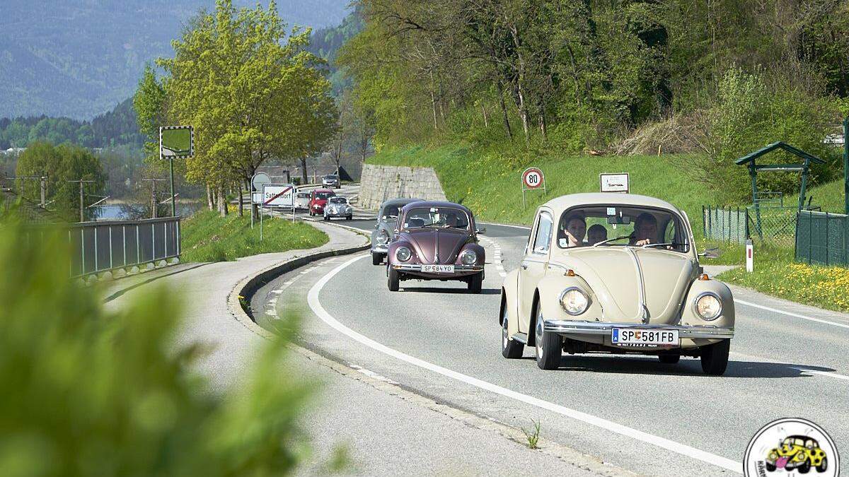 Vom 1. bis 3. Juli kommen rund 250 VW Käfer an den Faaker See