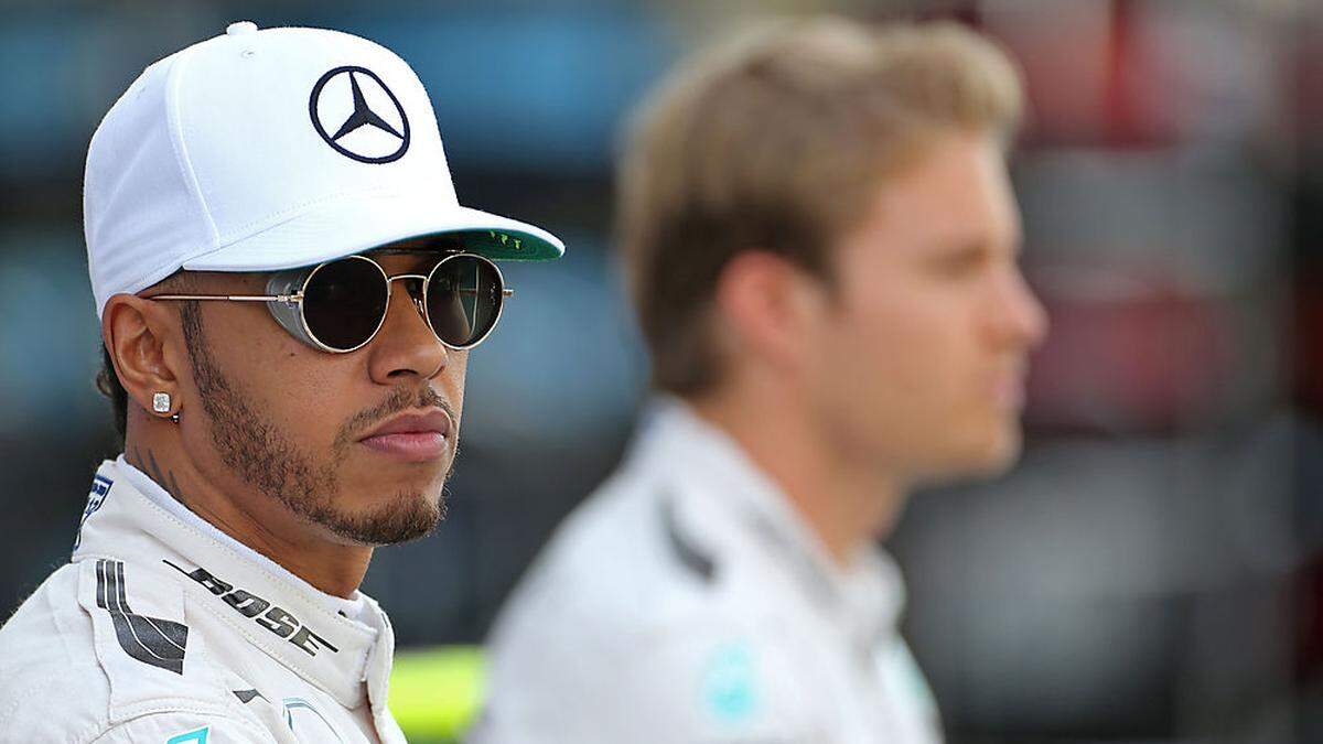 Hamilton und Rosberg