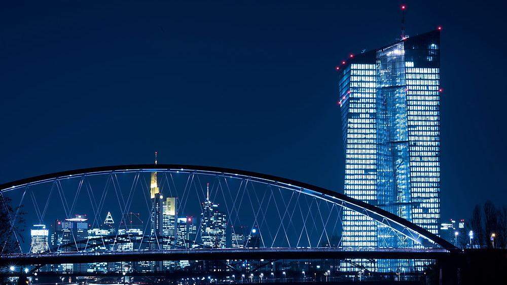 Der EZB-Tower in Frankfurt. Von hier aus wird die europäische Währungspolitik gelenkt