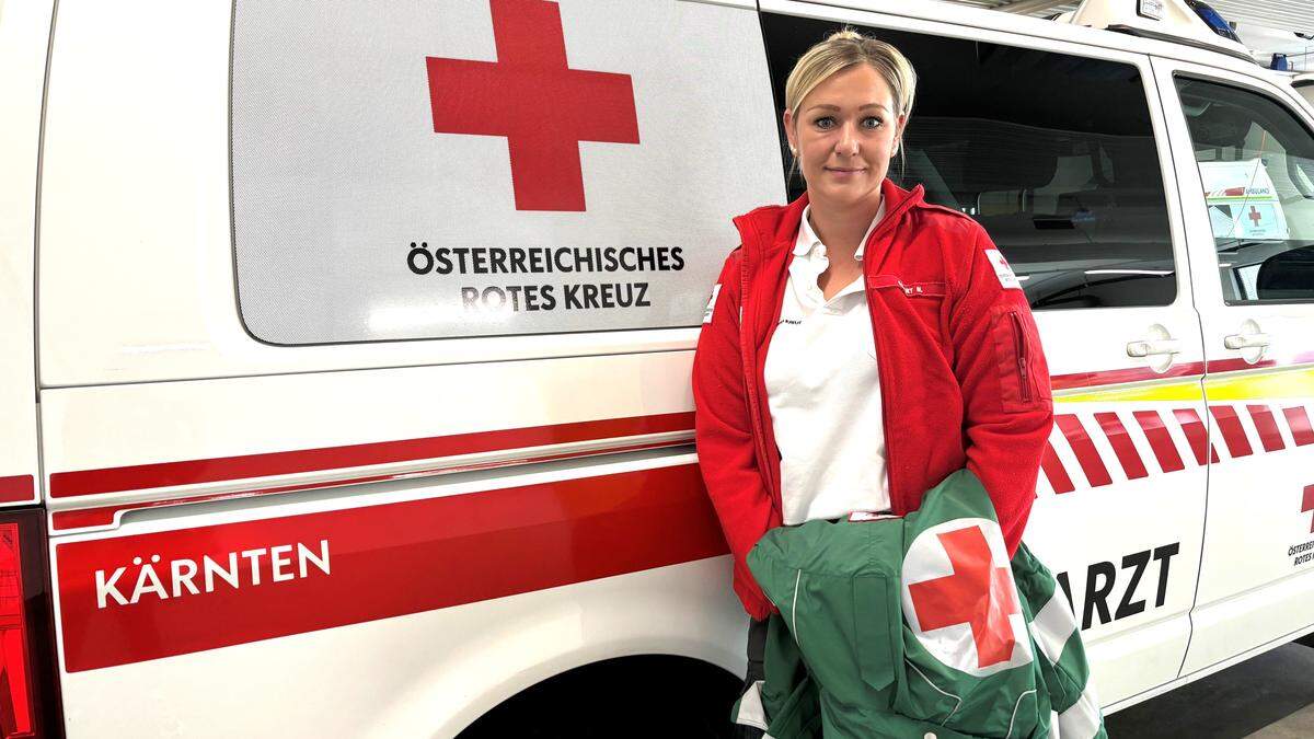 Melanie Schart gehört zum Kriseninterventionsteam in Wolfsberg