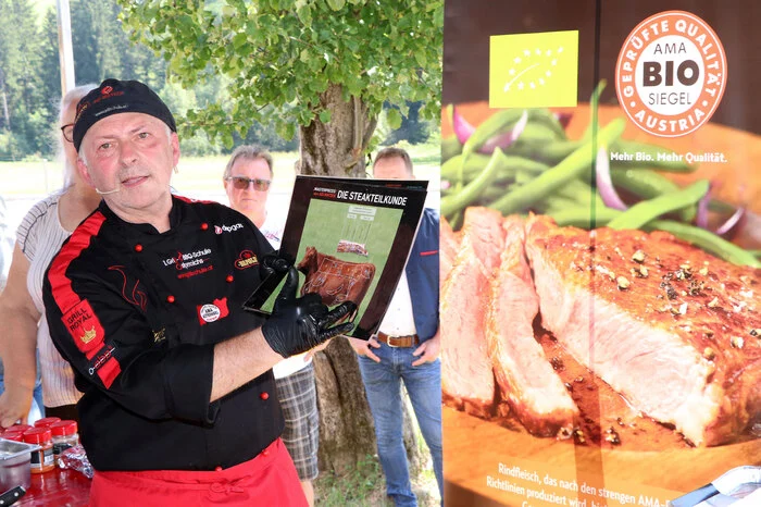 Grilltipps gab es von Grill-Weltmeister Adi Matzek.