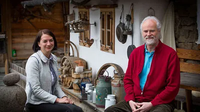 Hoteldirektorin Christine Knapp mit Prinz Alfred von Liechtenstein