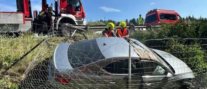 Von Sonntagnacht bis Montagabend musste die Freiwillige Feuerwehr Pinggau zu zahlreichen Einsätzen eilen, wie hier auf der A2 in Richtung Graz