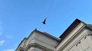 Antoine Le Menestrel auf dem Weg zum Lichtschwert