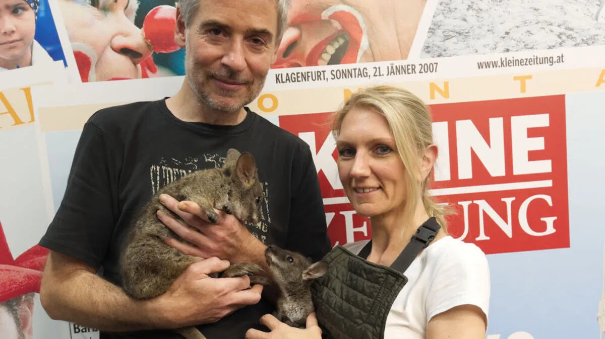 Wolfgang und Monika Zamazal haben die Kleine Zeitung mit Felix und Ferdinand besucht