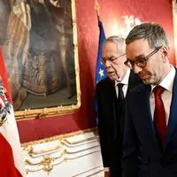 Van der Bellen empfängt Kickl in der Hofburg  