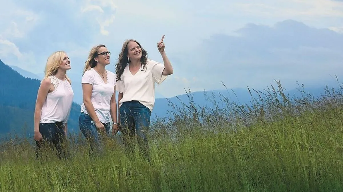 Renate Klimbacher, Patricia Prodinger, Regine Stromberger (von links)