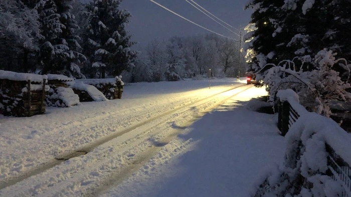 In Villach lagen Donnerstagmorgen etwa zehn Zentimeter Neuschnee.