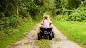 Die Mädchen stürzten mit einem Quad (Symbolfoto)