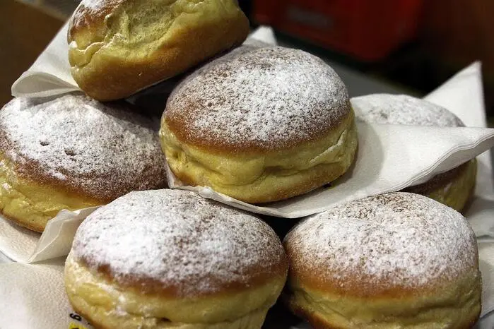 Auch Faschingskrapfen durften nicht fehlen