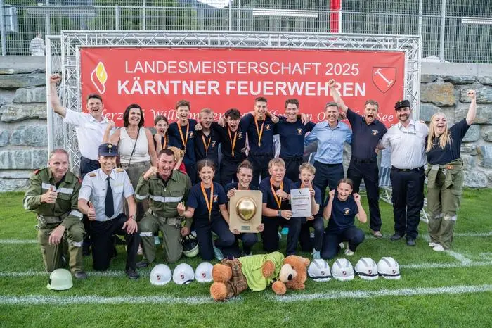 Die Feuerwehrjugend Hühnersberg sicherte sich den Landesmeistertitel