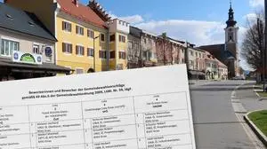 In Gnas wurden die SPÖ-Kandidaten sowohl bei der SPÖ als auch bei den Grünen gelistet