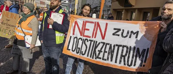 Der Widerstand gegen das Logistikzentrum fruchtete. Die Pläne haben sich geändert