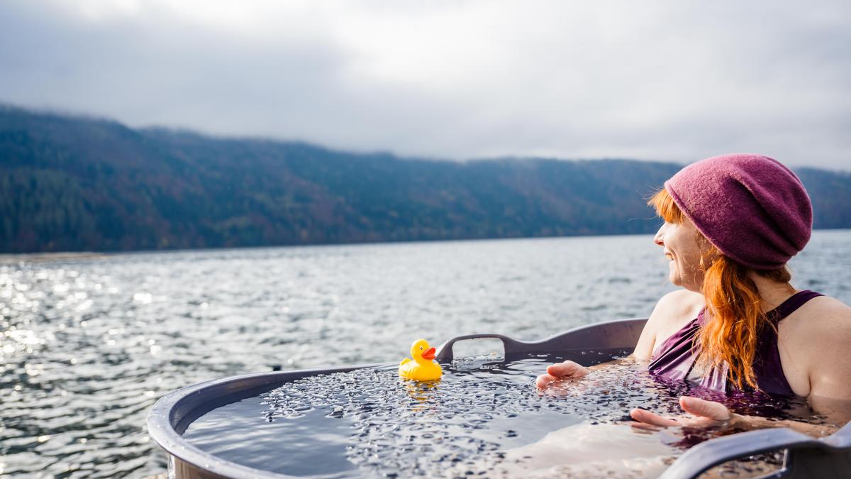 Am Millstätter See besteht die Möglichkeit, Eis- oder Kaltzubaden