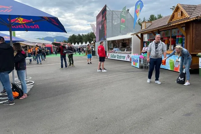 In der Fan-Zone gibt's Kulinarik, Musik und Party