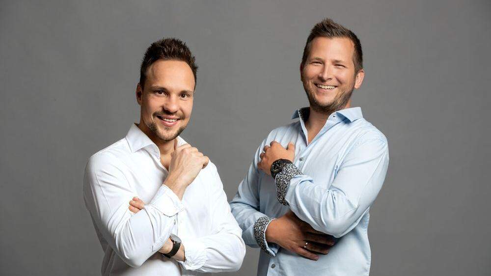 Die beiden jungold-Gründer Christian Gubik und Roman Sixl