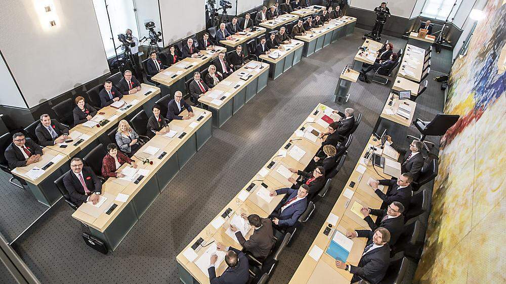 Die 36 Abgeordneten des Kärntner Landtags