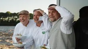 Spitzenköche Johann Lafer, Christof Widakovich und Tim Mälzer