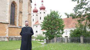 P. Aaron Laun hat in St. Lambrecht eine zweite Heimat gefunden. Der 27-Jährige studiert derzeit in München Kirchenrecht