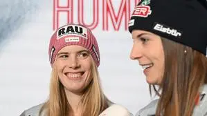 Bilden ein Team: Katharina Liensberger (links) und Mirjam Puchner