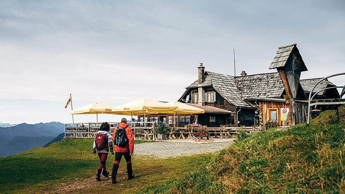 Die Pöllingerhütte hat wie auch andere Hütten auf der Gerlitzen seit 27. Mai geöffnet 