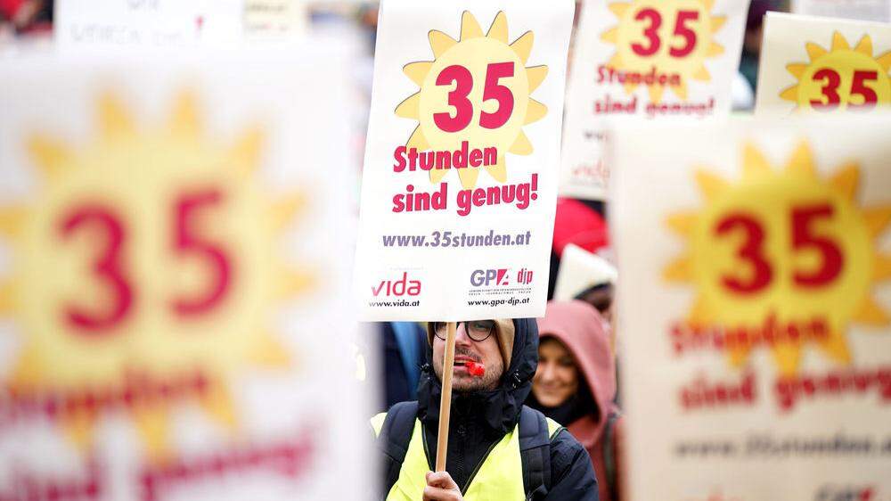 Bei der 35-Stunden-Woche setzte sich die Gewerkschaft nicht durch, das Ziel, sagt sie, bleibe aufrecht
