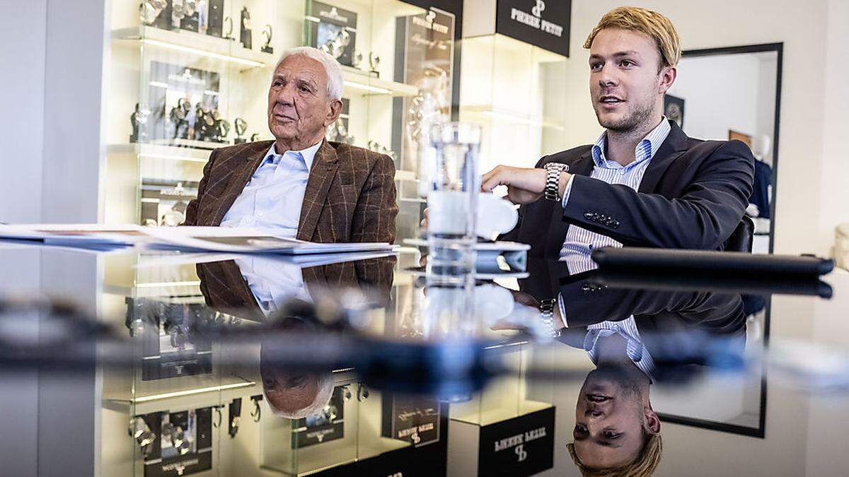 Andreas Riedl und Vater Alfred Riedl richten den Uhrenkonzern neu aus