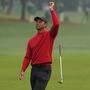 Für Tiger Woods lief es am vierten Tag des Masters in Augusta nicht immer nach Wunsch